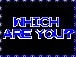 Thumbnail for Which are You?