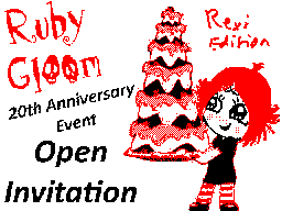 Thumbnail for Ruby Gloom 20th Anniversary Event Open Invitation (Reximemo Edition)