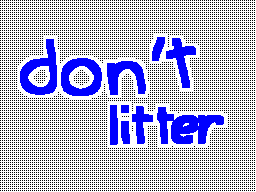 Thumbnail for don`t litter