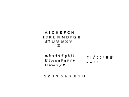 Thumbnail for RTG321 Text font.