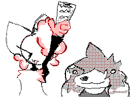 Thumbnail for stick kibby thwacks ouppy with mewspaper